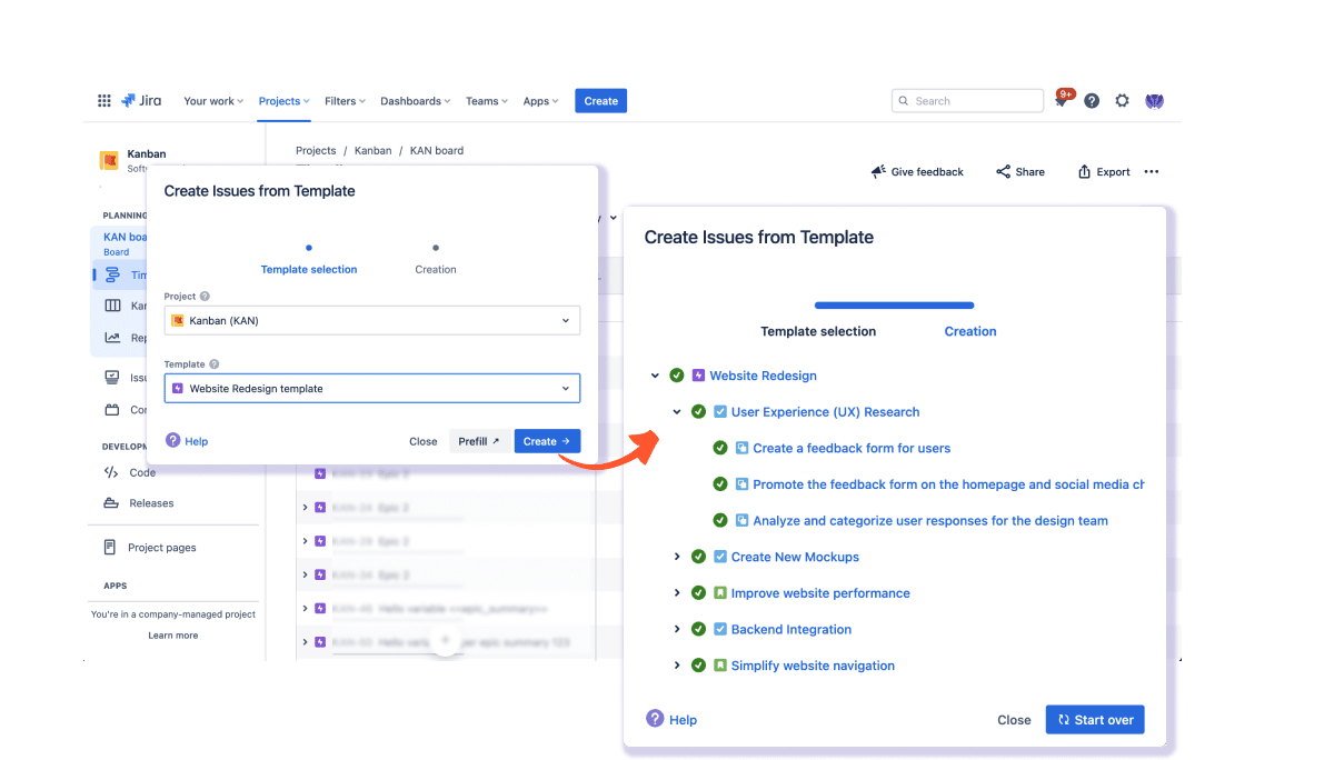 Create Jira Issue Templates. Summary and Description Templates.